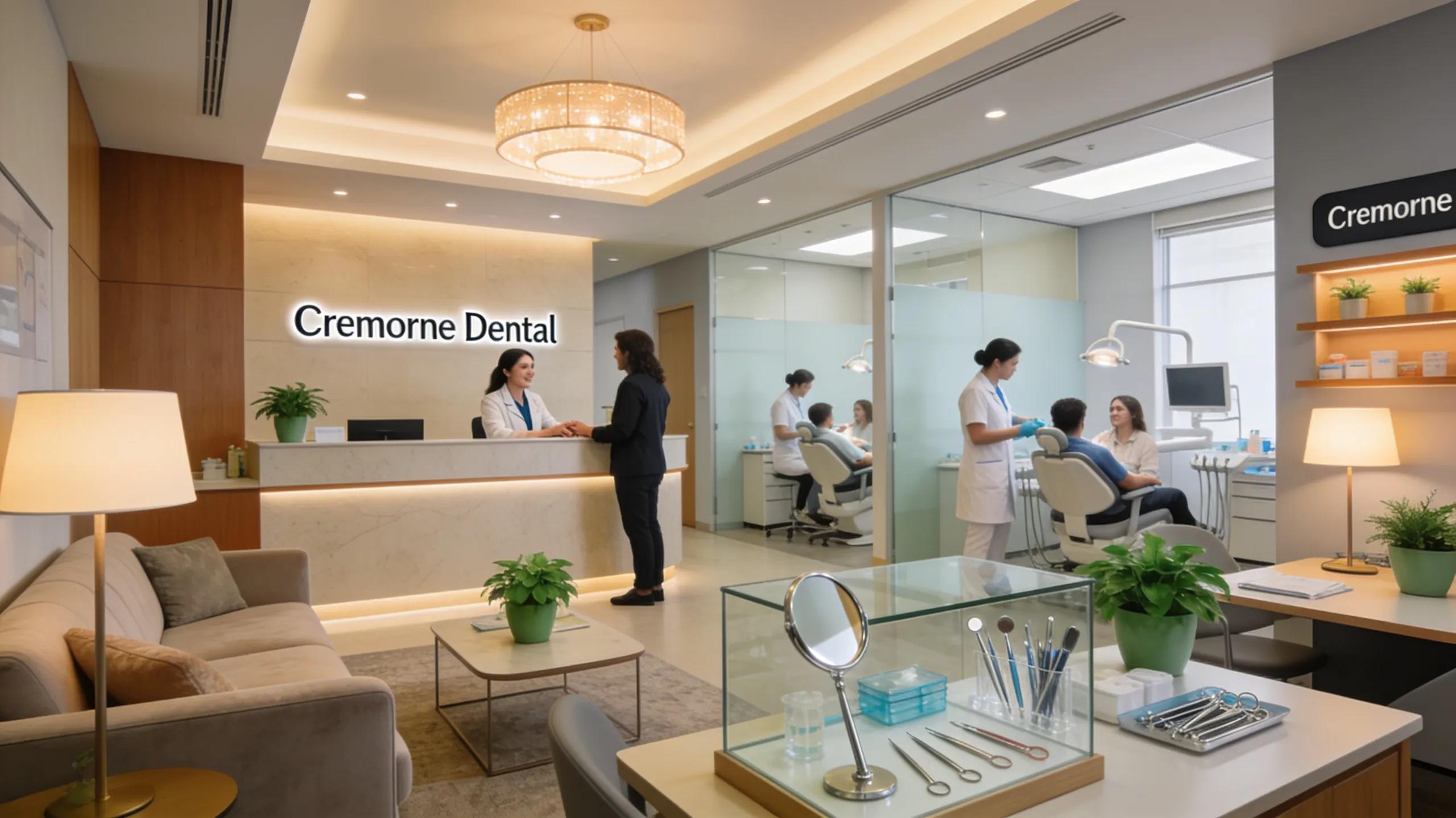 Modern dental clinic interior in Cremorne with friendly staff and comfortable patient areas